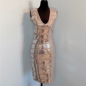 Elegant Sequin Sleeveless Dress, party/night out dress, vacation, prom/wedding